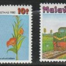 Sellos: SELLOS MALAWI, 1980, SERIE NAVIDAD 1980. Lote 201947627