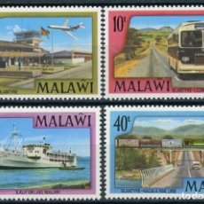 Sellos: MALAWI 1977 IVERT 287/90 * TRANSPORTES DE MALAWI. Lote 207621728