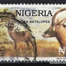 Selos: NIGERIA 1993 - FAUNA, ANTÍLOPE EQUINO - USADO. Lote 214926013
