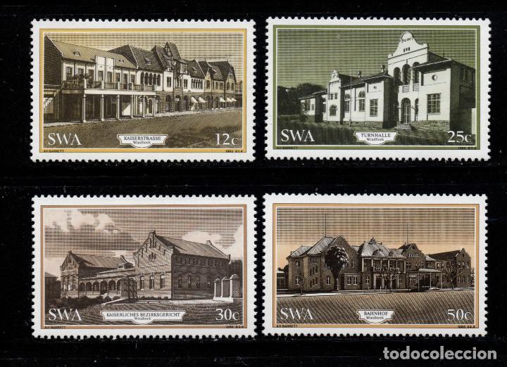 Sellos: SUDOESTE AFRICANO 528/31** - A&Ntilde;O 1985 - EDIFICIOS HISTORICOS DE WINDHOEK - Foto 1