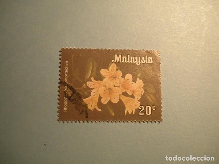 Briefmarken: MALASIA - FLORES, RHODO SCORTECHINI,