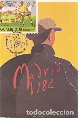Sellos: Mozambique & Maxi, Copa Mundial de la FIFA, Espa&ntilde;a 1982, Inhambane 1981 (7688)