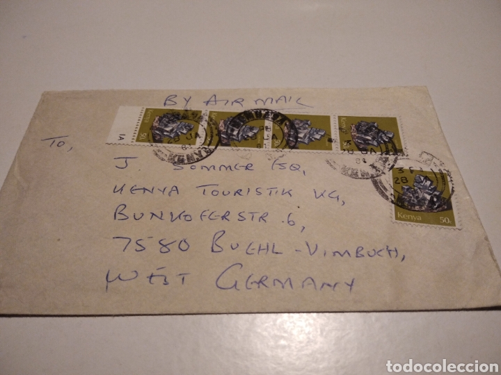 Sellos: Sobre con sellos Kenia - Foto 1