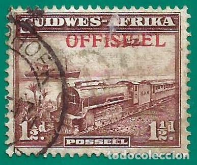 Sellos: AFRICA DEL SUDOESTE (NAMIBIA). 1938. TREN POSTAL - Foto 1