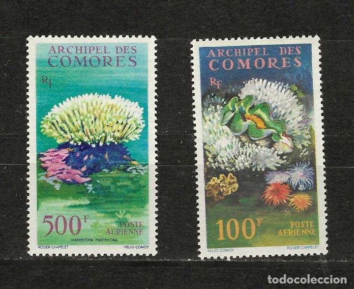 Sellos: COMORE N&ordm; AE 5 AL 6 (*) charnela - Foto 1