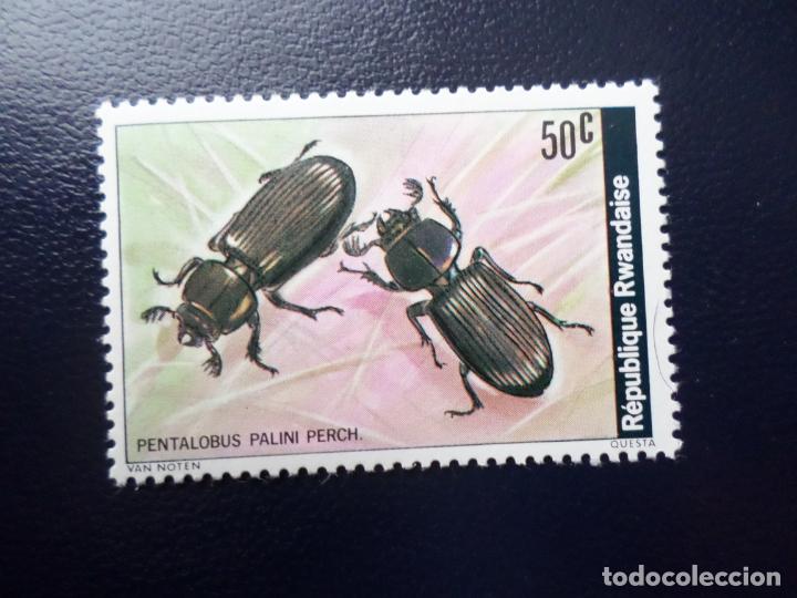 Sellos: ruanda, 1978, coleopteros, Yvert 830 - Foto 1