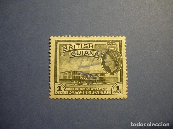 Stamps: Guayana brit&aacute;nica - JEFES DE ESTADO - ISABEL II - GEORGETOWN.