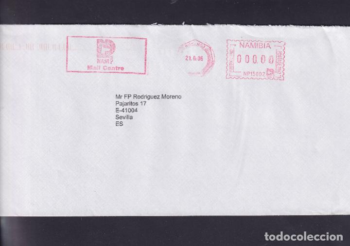 Briefmarken: -NAMIBIA FRANQUEO MECANICO PAGADO 000.00 WDK - M03, NP15002 circulada