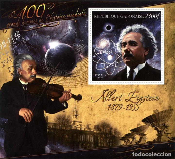 Sellos: GABON 2010 SHEET MNH ALBERT EINSTEIN - Foto 1