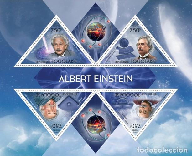 Sellos: TOGO 2013 SHEET MNH ALBERT EINSTEIN - Foto 1