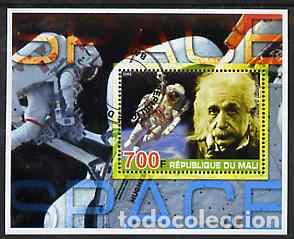 Sellos: MALI 2005 SHEET MNH USED ALBERT EINSTEIN ESPACIO ESPACE SPACE - Foto 1