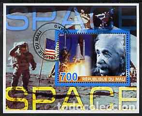 Sellos: MALI 2005 SHEET MNH USED ALBERT EINSTEIN ESPACIO ESPACE SPACE - Foto 1