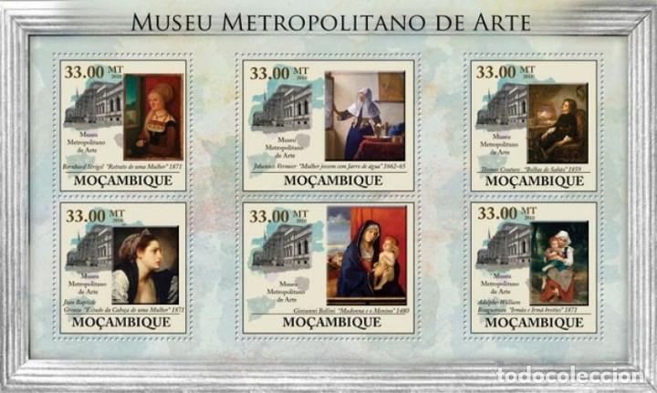 Selos: MOZAMBIQUE 2010 SHEET MNH METROPOLITAN MUSEUM MUSEE MUSEO METROPOLITANO ART PAINTINGS ARTE PINTURAS