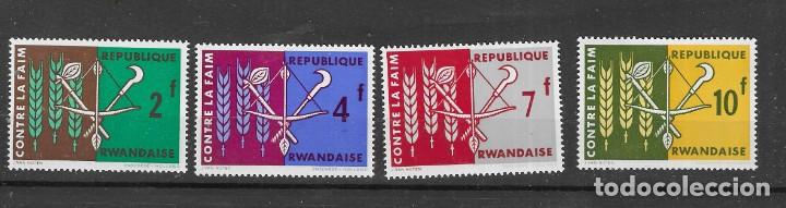 Sellos: RWANDA N&ordm; 33 AL 36 (**) - Foto 1