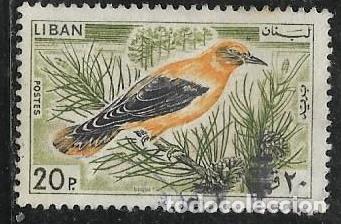 Sellos: L&Iacute;BANO YVERT 254, FAUNA - Foto 1