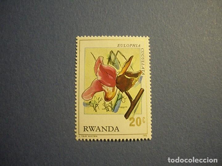 Sellos: RUANDA - FLORA - EULOPHIA, ORQUIDEAS. - Foto 1