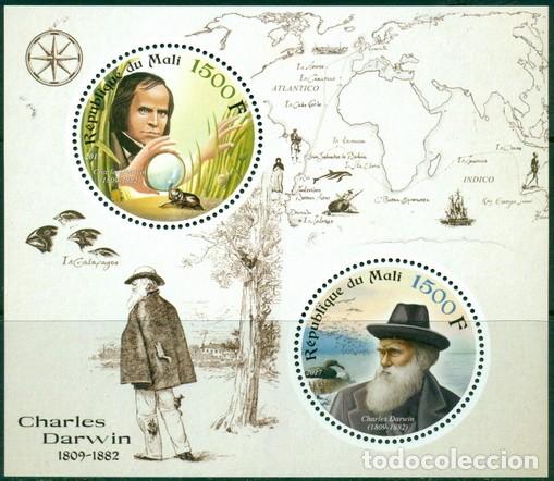 Sellos: MALI 2017 SHEET MNH CHARLES DARWIN - Foto 1