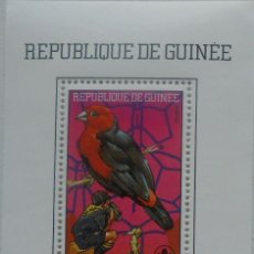 Selos: GUINEA 1988 SHEET MNH SCOUTS FAUNA AVES BIRDS OISEAUX UCCELLI PASSAROS PAJAROS. Lote 354886198