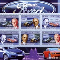Sellos: GUINEA 2007 SHEET MNH HENRY FORD CARS COCHES AUTOMOVILES AUTOS AUTOMOBILI VOITURES. Lote 341644303