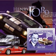 Sellos: GUINEA 2007 SHEET MNH HENRY FORD CARS COCHES AUTOMOVILES AUTOS AUTOMOBILI VOITURES. Lote 341644308