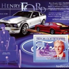 Sellos: GUINEA 2007 SHEET MNH HENRY FORD CARS COCHES AUTOMOVILES AUTOS AUTOMOBILI VOITURES. Lote 341644313