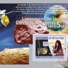 Sellos: GUINEA 2007 SHEET MNH CASSINI HUYGENS SONDA ESPACIAL SPACE PROBE SPACE ESPACE ESPACIO SATURNO SATURN. Lote 341644428
