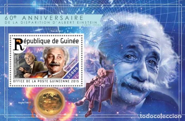 Sellos: GUINEA 2015 SHEET MNH ALBERT EINSTEIN - Foto 1