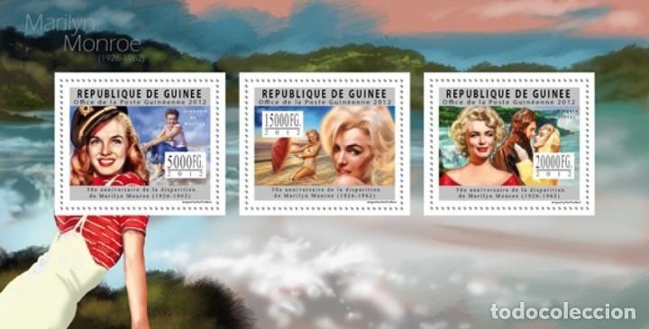Timbres: GUINEA 2012 SHEET MNH MARILYN MONROE ACTRESSES CINEMA ACTRICES CINE