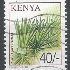 Selos: KENIA 2001 - PRODUCTOS AGRÍCOLAS, SISAL - USADO. Lote 343679828