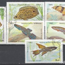 Selos: GUINEA BISSAU 1983 - FAUNA, PECES, 6 VALORES - USADOS. Lote 343863373