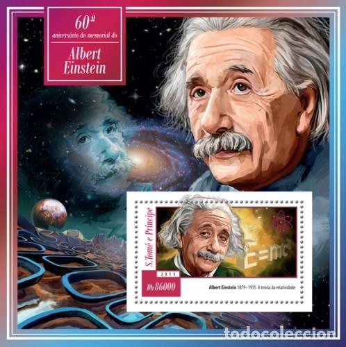 Sellos: TOME PRINCIPE 2015 SHEET MNH ALBERT EINSTEIN - Foto 1