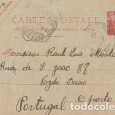 Sellos: TÚNEZ & MARCOFILIA, TÚNEZ A OPORTO PORTUGAL 1921 (6868)