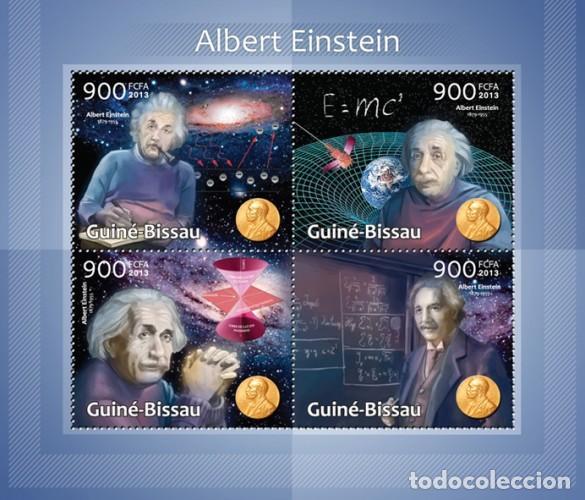 Sellos: GUINEA BISSAU 2013 SHEET MNH ALBERT EINSTEIN - Foto 1