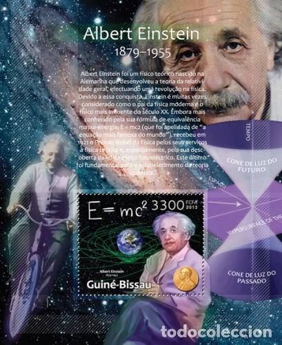 Sellos: GUINEA BISSAU 2013 SHEET MNH ALBERT EINSTEIN - Foto 1