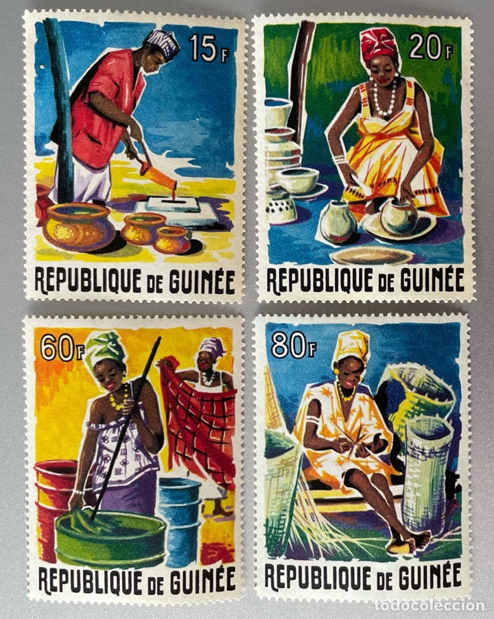 Selos: Republica de Guinea. (GUINEA FRANCESA). 1965. completa extra grandes nuevos* 45077