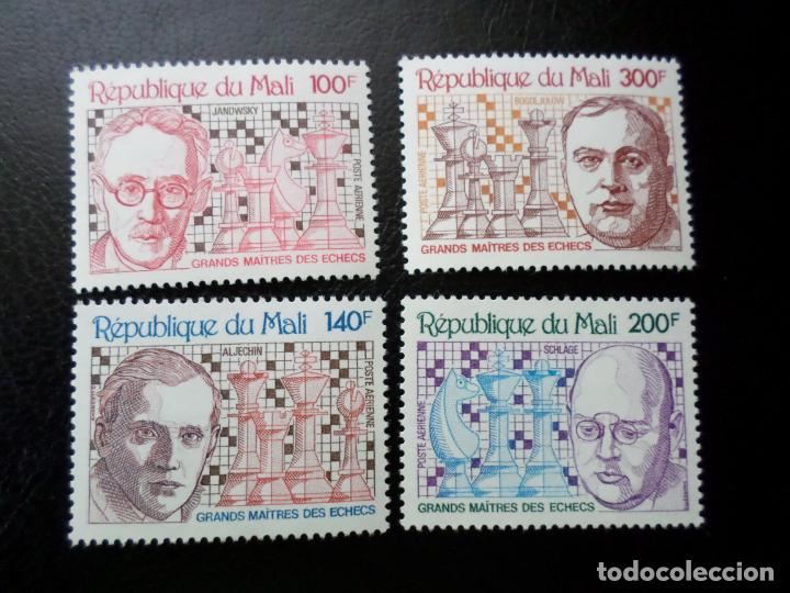 Sellos: mali, maestros del ajedrez - Foto 1
