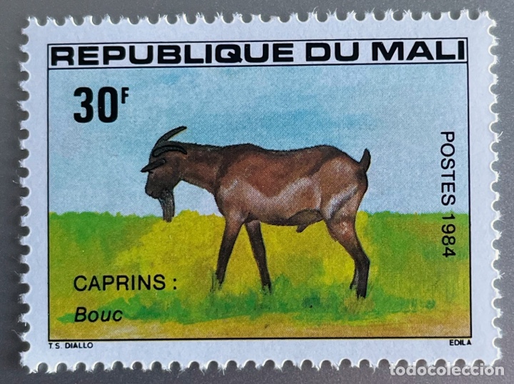 Sellos: Mali. Cabras. 1984 - Foto 1