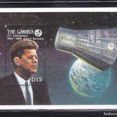 Sellos: GAMBIA 1988 SHEET MNH JFK JOHN FITZGERALD KENNEDY PRESIDENTS PRESIDENTES ESPACIO ESPACE SPACE. Lote 365129456