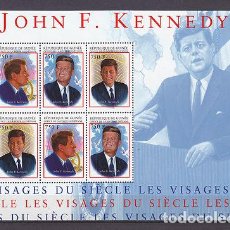 Sellos: GUINEA 2002 SHEET MNH JFK JOHN FITZGERALD KENNEDY PRESIDENTS PRESIDENTES. Lote 365133476