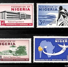 Sellos: NIGERIA, 1959 YVERT Nº 93 / 96 /**/,. Lote 373981619