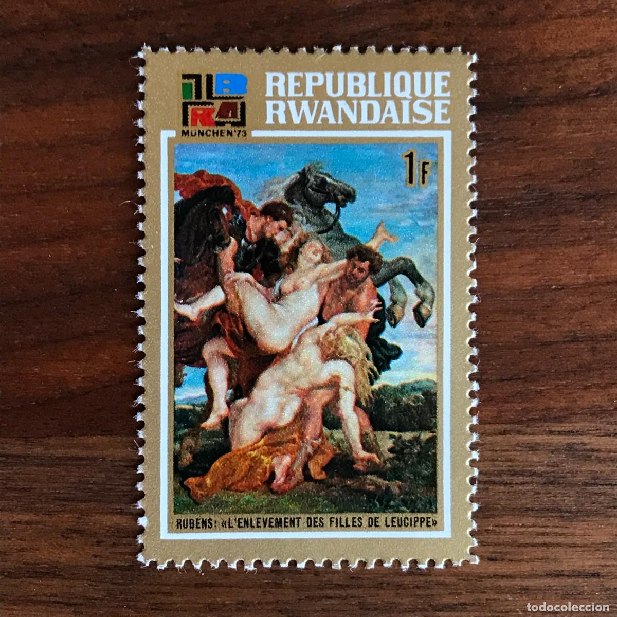 Selos: RUANDA - MUNICH 73 - 1F - RUBENS