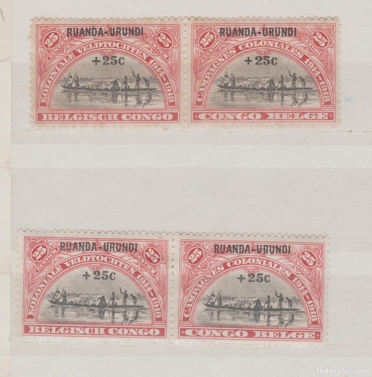 Sellos: RUANDA-URUNDI, 1925. - Foto 1
