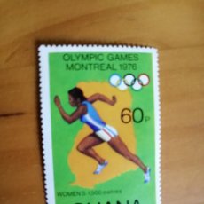 Sellos: GHANA - VALOR FACIAL 60 P - OLYMPIC GAMES MONTREAL 1976. Lote 401130979