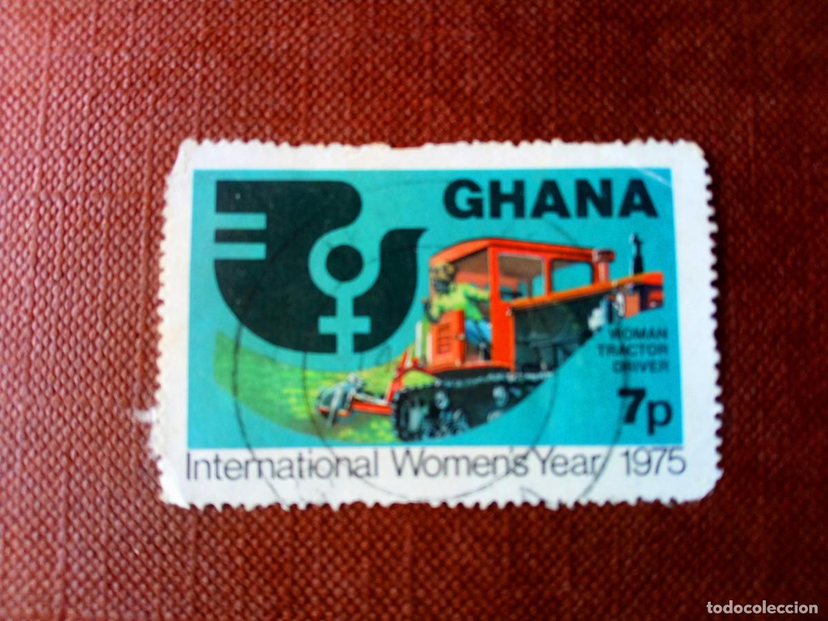 Sellos: GHANA, 1975, A&Ntilde;O INTERNACIONAL DE LA MUJER - Foto 1