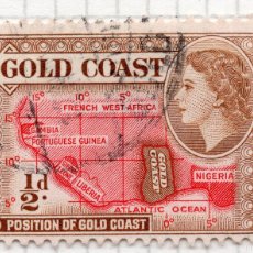 Sellos: GOLD COAST ( GHANA ) 1953 STAMP ,, MICHEL GB-GC 138. Lote 401761389