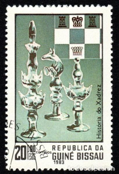 Guinea-Bissau 473-78 History of Chess ,HISTORIA DO XADREZ 1983 y