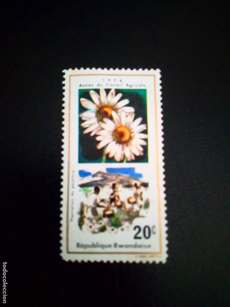 Sellos: RUANDA, 1975, FLORES - Foto 1