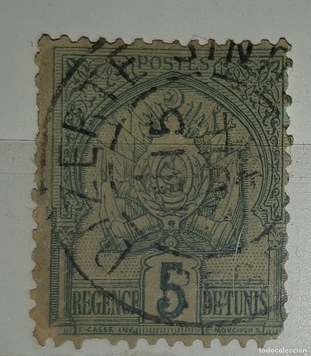 Sellos: T&Uacute;NEZ, 1888. - Foto 1
