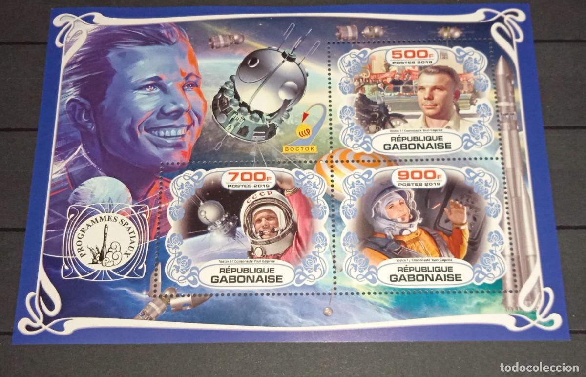 Sellos: GABON 2019 SHEET MNH YURI GAGARIN ESPACIO SPACE PROGRAMS ESPACE PROGRAMAS ESPACIALES SOVIETICOS - Foto 1