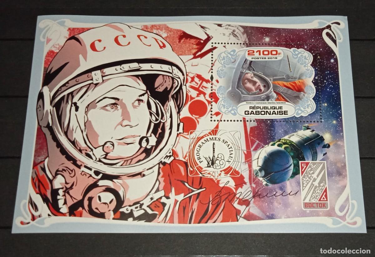 Sellos: GABON 2019 SHEET MNH TERESHKOVA VOSTOK ESPACIO SPACE PROGRAMS ESPACE PROGRAMAS ESPACIALES SOVIETICOS - Foto 1